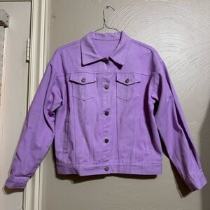 Women’s Lavender / Purple Denim Jacket